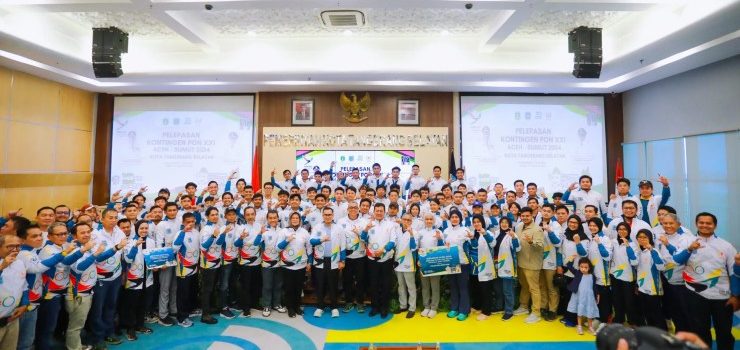 Pilar Saga Lepas Atlet Tangerang Selatan Menuju PON XXI Aceh-Sumut 2024