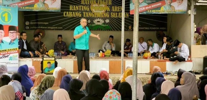 Kampanye Perdana, Benyamin Sambangi 7 Titik Lokasi di Pondok Aren