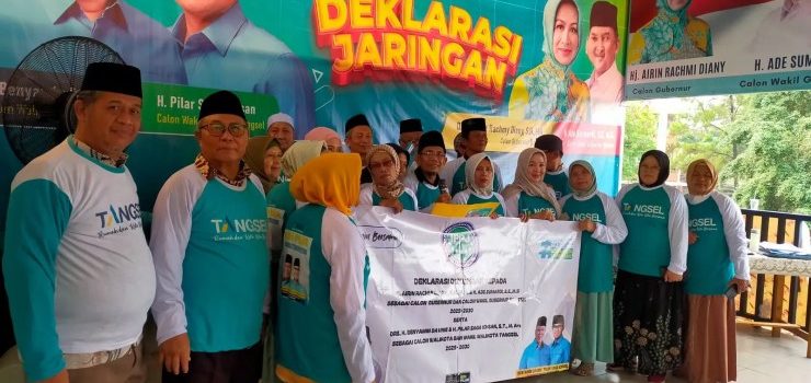 Ribuan Amil Jenazah di Tangerang Selatan Deklarasi Dukung Airin Rachmi Diany-Ade Sumardi dan Benyamin-Pilar