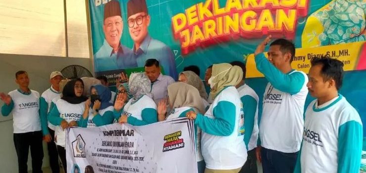 Anak Kolong di Tangerang Selatan Deklarasi Dukung Airin Rachmi Diany-Ade Sumardi dan Benyamin-Pilar