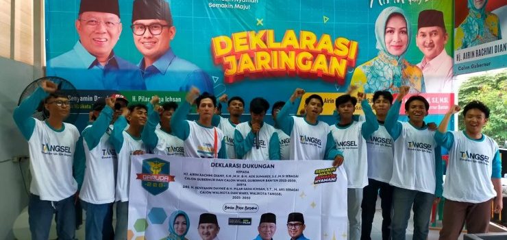 Gerakan Regenerasi Muda 208 Kerahkan Dukungan Untuk Airin-Ade Sumardi dan Benyamin-Pilar Saga