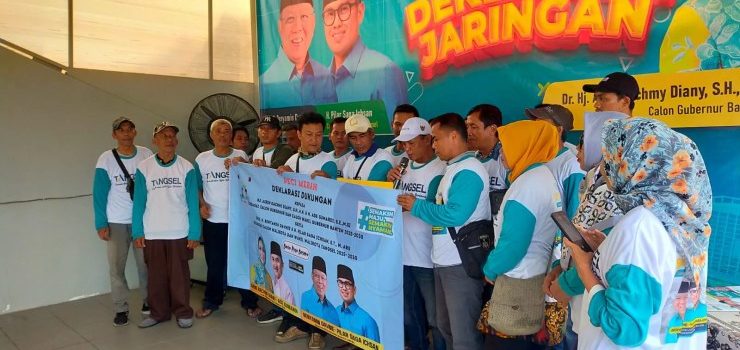 Jaringan Peci Merah Deklarasikan Dukungan kepada Airin-Ade di Pilgub Banten dan Ben-Pilar di Pilkada Tangsel