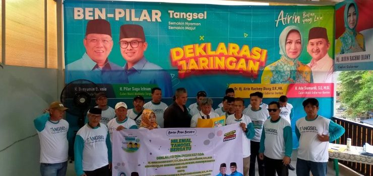 Milenial Tangsel Bersatu Deklarasi Dukung Airin-Ade Sumardi dan Benyamin-Pilar