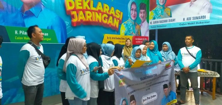 Komunitas Pecinta Generasi Cerdas Dukung Airin Rachmi Diany-Ade Sumardi dan Benyamin-Pilar Saga