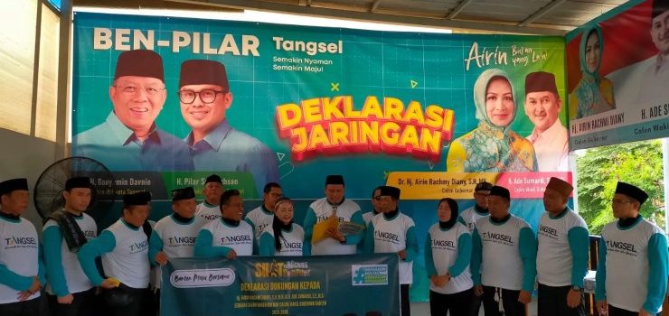 Pendekar di Tangerang Selatan Dukung Airin-Ade Sumardi dan Benyamin-Pilar