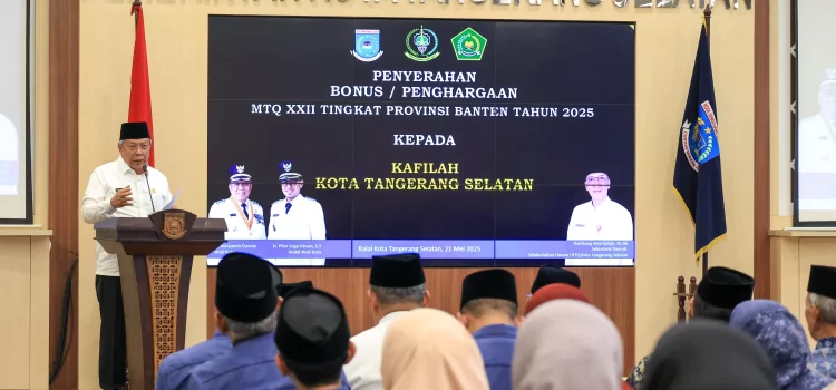 Benyamin Davnie Beri Apresiasi Prestasi Kafilah Tangsel di Ajang MTQ Provinsi Banten