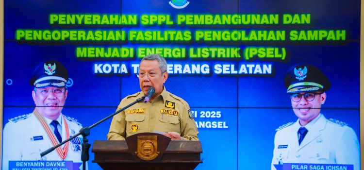 Pembangunan Proyek PSEL Tangsel Telan Rp2,65 Triliun: Manfaatkan Investor dan Tak Sentuh APBD