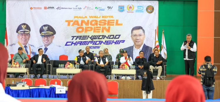 Benyamin Davnie Buka Tangsel Open Taekwondo 2025: Ajang Tempa Karakter Generasi Muda